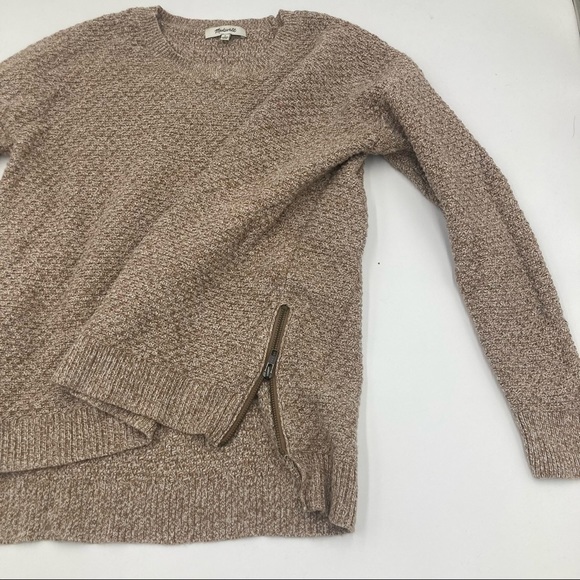 Small madewell sweater with zipper detailing on sides - Picture 3 of 6